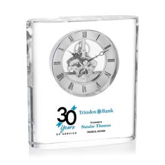 Adams Vividprint Clock - Silver