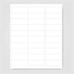 Address Label - 1 Inch X 2-5/8 Inch