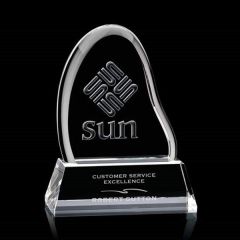 Adelaide Liquid Crystal Award On Base - Clear