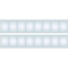 Adhesive Backed Vinyl Sleeve Holds Business Cards