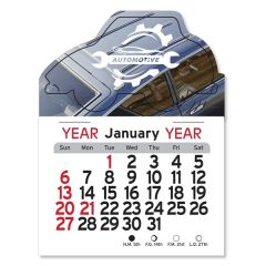 Adhesive Peel-N-Stick Calendar - Car