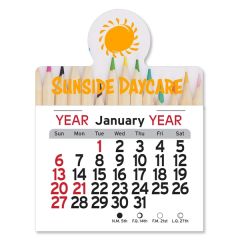 Adhesive Peel-N-Stick Calendar - Circle