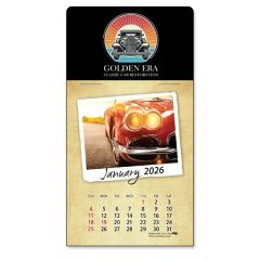 Adhesive Peel-N-Stick Calendar - Classic Cars Pad