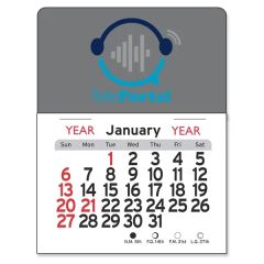 Adhesive Peel-N-Stick Calendar - Rectangle