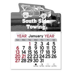 Adhesive Peel-N-Stick Calendar - Tow Truck