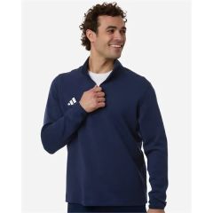 Adidas Men's 3-Stripes Quarter-Zip Pullover