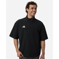 Adidas Men's Short Sleeve Quarter-Zip Pullover