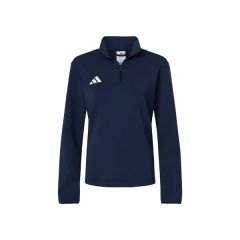 Adidas Women's 3-Stripes Quarter-Zip Pullover