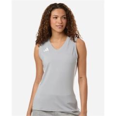 Adidas Women's Quickset V-Neck Sleeveless Jersey
