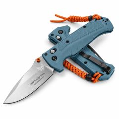 Benchmade Adira Depth Blue Grivory Drop-Point Knife