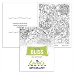 Good Value Floral Bliss Adult Coloring Book