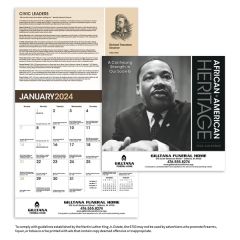 African-American Heritage - Dr. M Luther King, Jr Calendar
