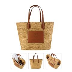 Akena Natural Hyacinth Grass Tote
