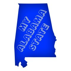Alabama State Fan Without Stick