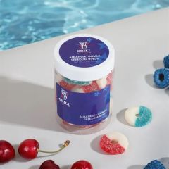 Albanese Gummi Freedom Rings: Large Jar