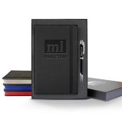 All Metal Medio Lined Ivory Page Journal Gift Set