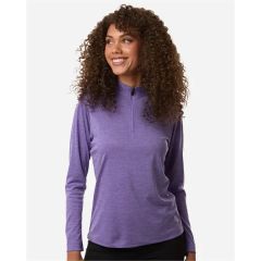 Allpro Women's Pro-Lock Performance Melange Quarter-Zip P
