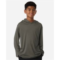 Allpro Youth Pro-Lock Performance Hooded Long Sleeve T-Shirt