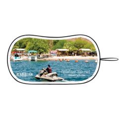 Almost Full Bleed Color Single Loop Fabric Sunshade