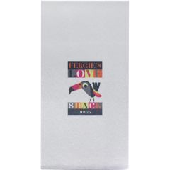 Almost Linen Guest Towel - White - Digital