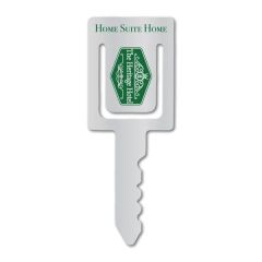 Aluminum, Brass Or PVC Key Shaped Bookmark