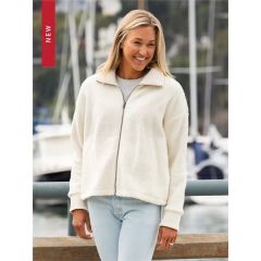 Amber High Pile Full-Zip Sweater