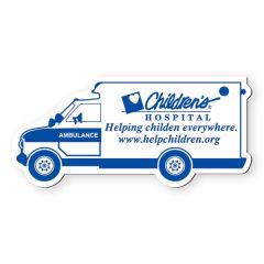 Ambulance Shape Vinyl Magnet
