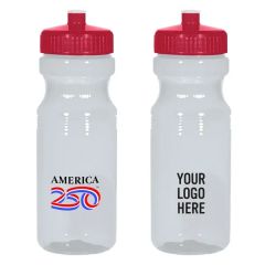 America250 24 Oz Poly-Clear Fitness Bottle