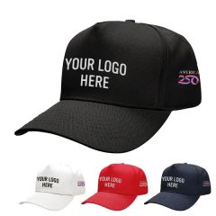 America250 5 Panel Structured Cap