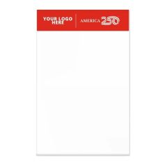 America 250 Tm 5 1/4 Inch X 8 1/4 Inch 50 Sheet White Scratch Pad