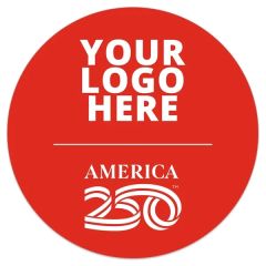 America 250 Tm Circle Sticker 3 Inch Dia. Digital