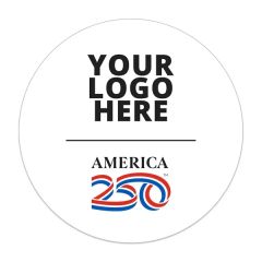 America 250 Tm Die Cut Full Color Circle Label 2 Inch Dia