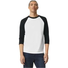 American Apparel Unisex Cvc Raglan T-Shirt