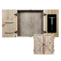 American Legend - Barnwood Dartboard Cabinet