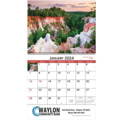 American Scenic Wall Calendar