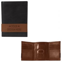 Andrew Philips Westbridge Two-Tone Tri-Fold Wallet