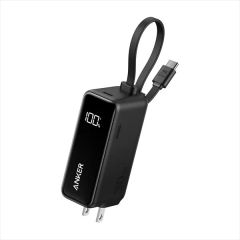 Anker 3-In-1 Power Bank 30w, Fusion, Built-In USB-C Cable