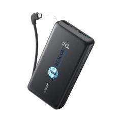 Anker Zolo Power Bank 20k, 22.5w, Built-In USB-C Cable