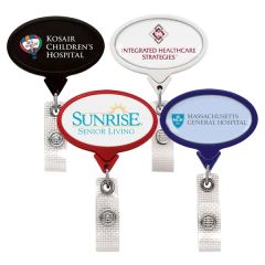 Anti-Microbial Jumbo Oval Badge Reel