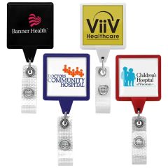 Anti-Microbial Jumbo Square Badge Reel