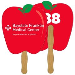 Apple Auction Hand Fan Full Color