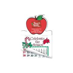 Apple Shape Calendar Pad Magnets With Tear Away Calendar