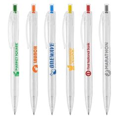 Aqua Clear - Eco Recycled Pet Plastic Pen - Full Color