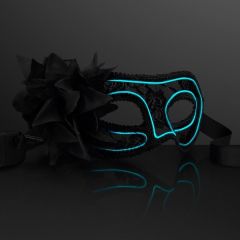 Aqua E.l. Wire Mardi Gras Mask