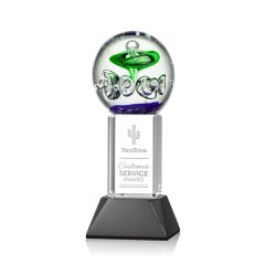 Aquarius Award On Stowe Base - Black