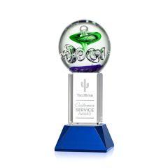 Aquarius Award On Stowe Base - Blue