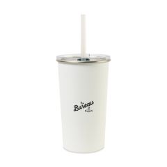 Arlo Classics Stainless Steel Tumbler With Straw - 20 Oz