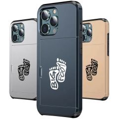 Armored Card Slot Case For Iphone 11/12/13