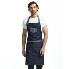 Artisan Collection By Reprime Domain Contrast Denim Bib A