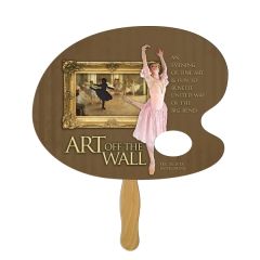 Artist Pallet Fast Hand Fan - 1 Day